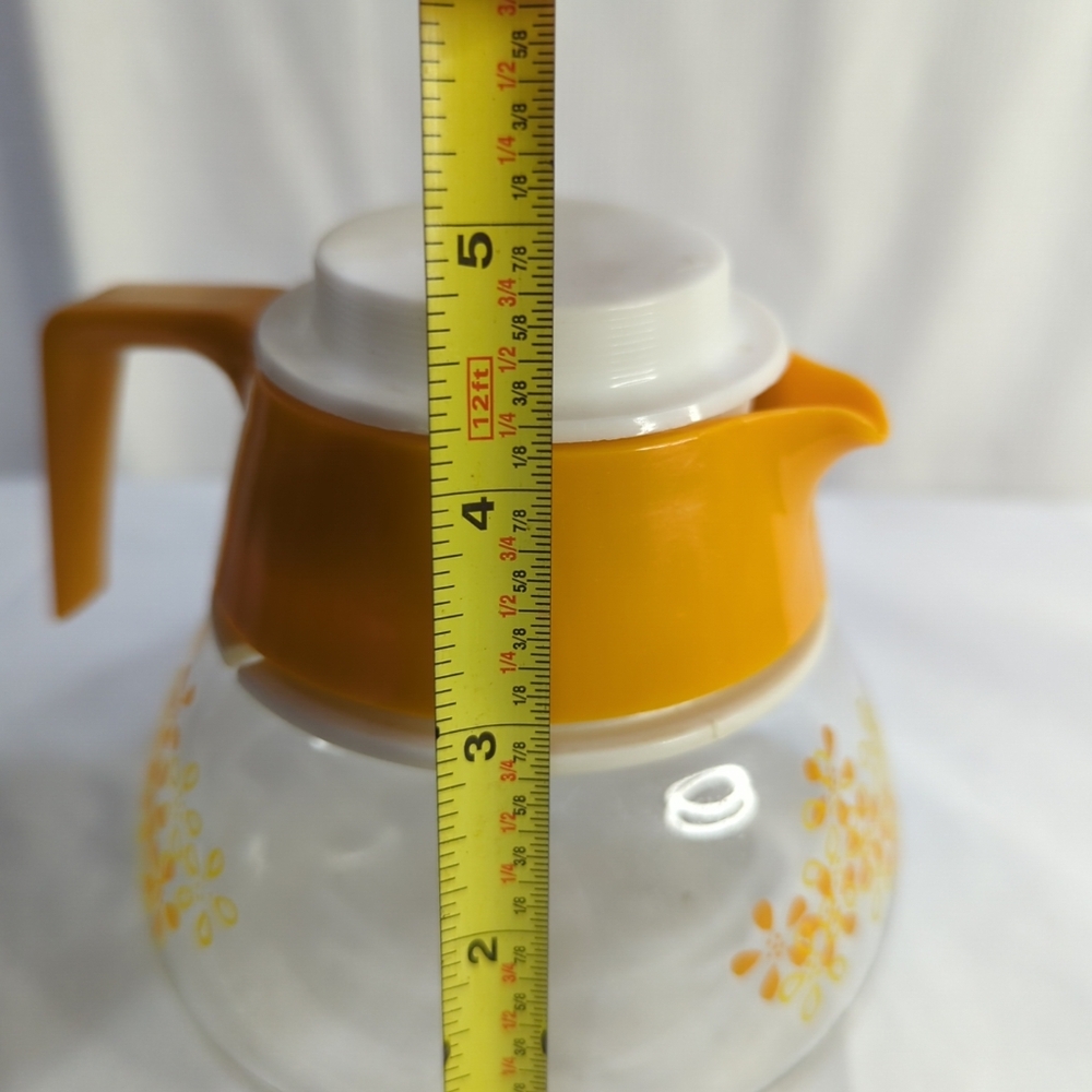 Vintage Japanese Sasaki Golden flowers coffee pot - Picture 8 of 9